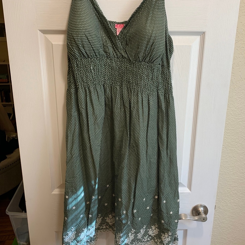 Green Polka Dot Dress